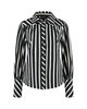 Lady Day blouse Bente Black/Wool travel White stripe L30.380.2916