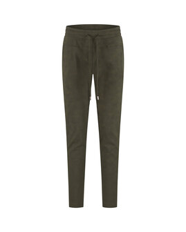  Lady Day Broek Phoebe Brushed Dark Olive L14.875.2945