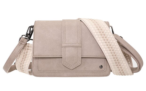 Ook-Leuk schoudertasje Rione - taupe