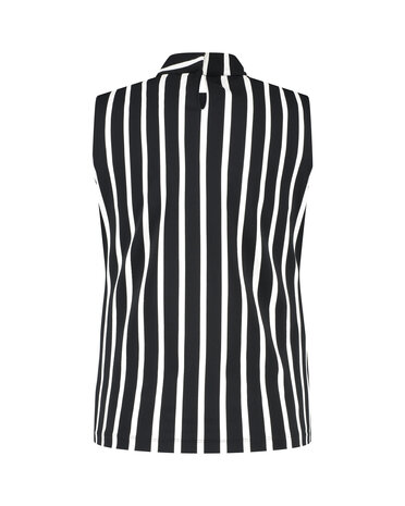 Lady Day Top Maud Black/Wool White stripe L24.380.2943