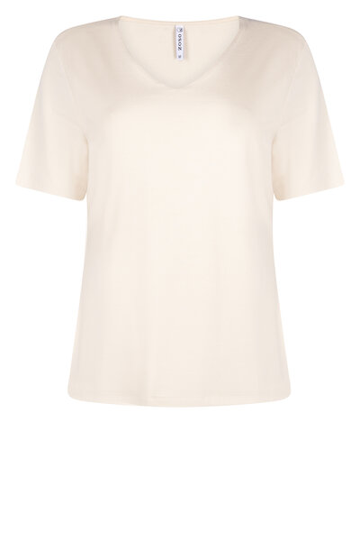 Zoso 241 Lyan Luxury basic  shirt - Ivory