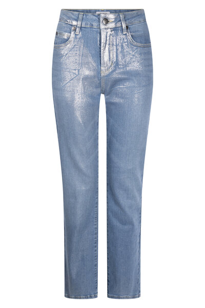 Zoso 241 River Coated Flair Jeans - Light Denim 