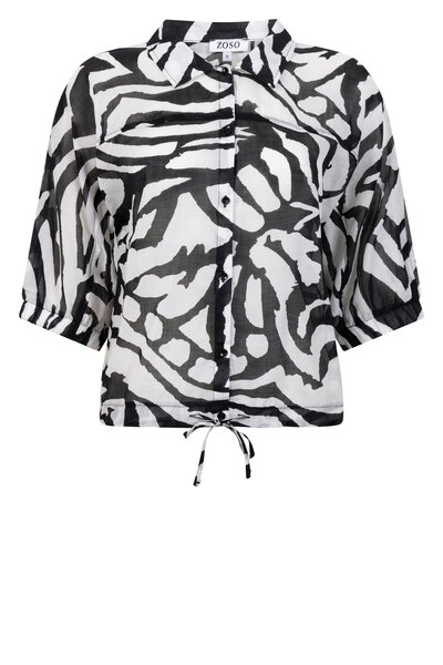 Zoso 253 Ciska blouse - black