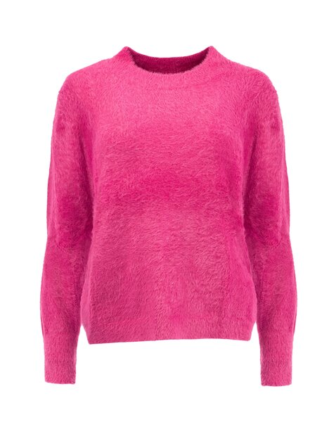 NED Fresa LS-RMJ Furry Knit  - Dusty Rose (24W1-U172-05)