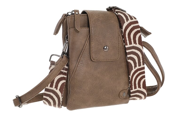 Ook-Leuk telefoontasje Horton - dark camel