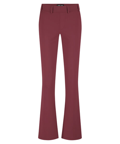 Lady Day Poppy flared broek - Port bordeaux rood