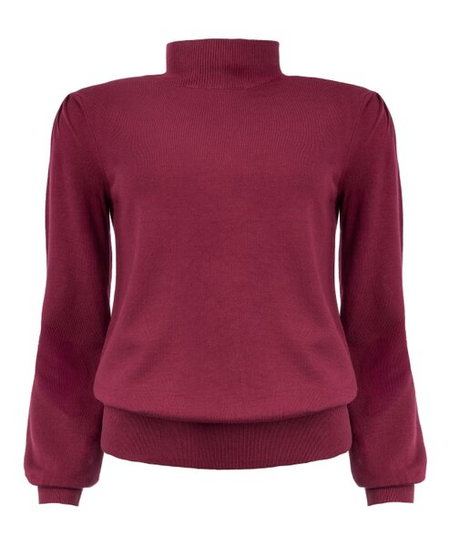 NED  Trui - Keran Windsor Wine LS-RMB Brei 
