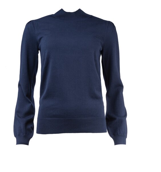 NED  Trui - Keran Navy Peony LS-RMB Brei 