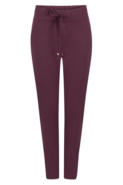 Zoso 255 Amber Travel Sporty Trouser - Bordeaux