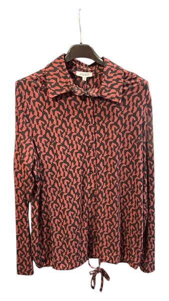 Zoso 255 Pia blouse - black/bordeaux