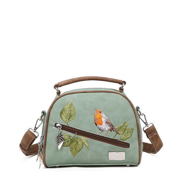  Hi-di-Hi tas  CT03 Chitter Hand-/ schoudertas groen