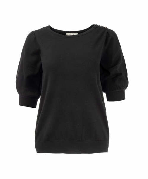 NED top Dhalia black RMB Brei 25S1-U106-39