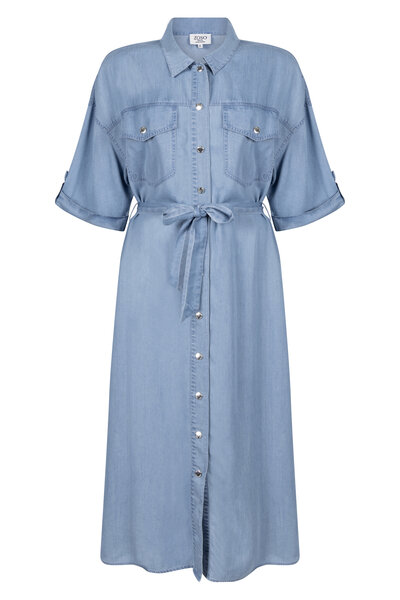 Zoso 261 Roos Jurk - Licht denim