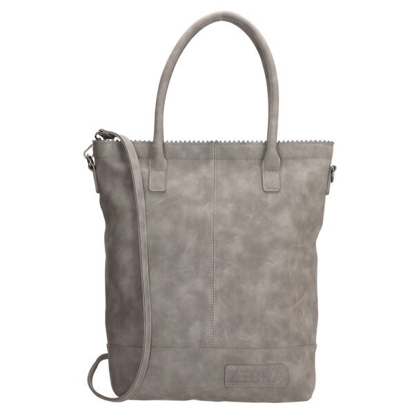 Zebra shopper midden grijs