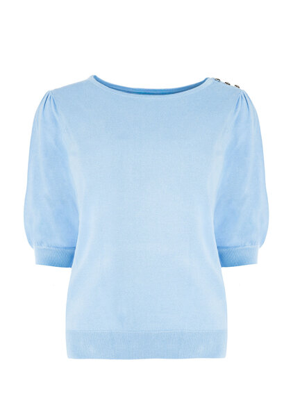 NED Shirt Dhalia - lichtblauw