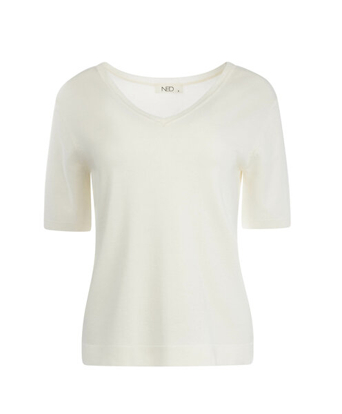NED Vils Shirt Ecru