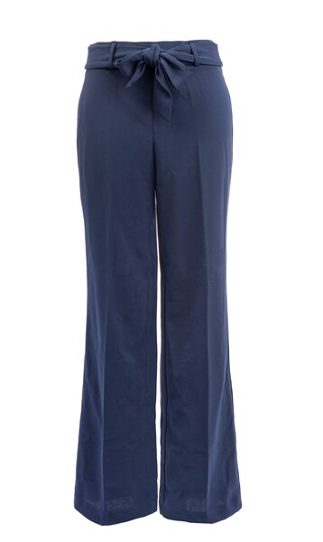 NED broek Casper Crepe Woven - blauw