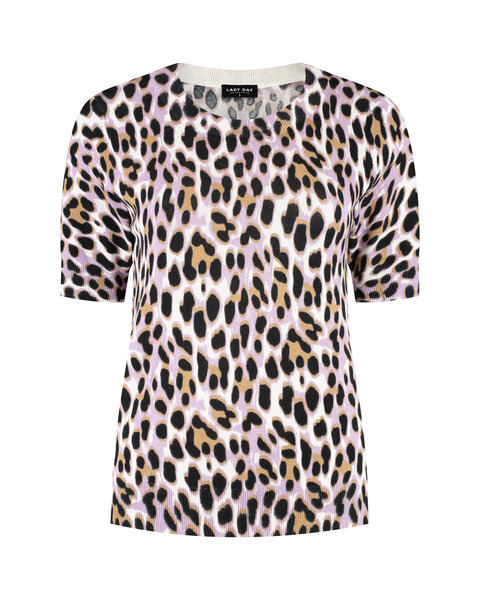 Lady Day Sage sweater sutton print paars