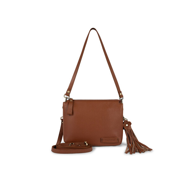 Bag2Bag Schio Cognac/tan schoudertas