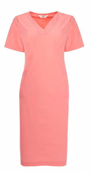 NED Simo jurk strawberry pink travelstof 