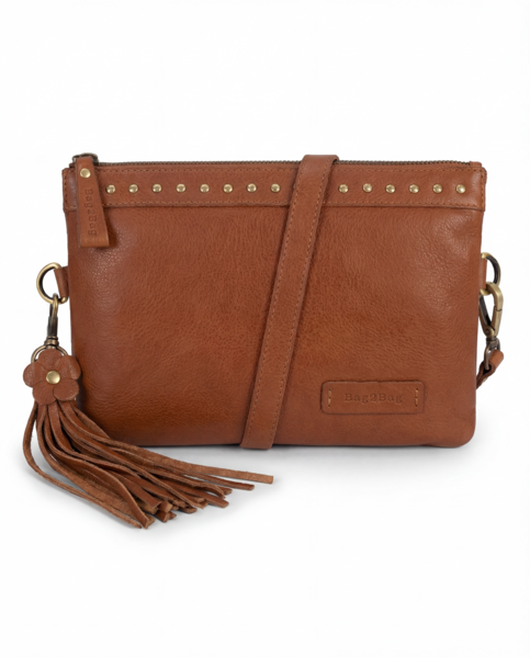 Bag2Bag Yale Cognac/tan schoudertas
