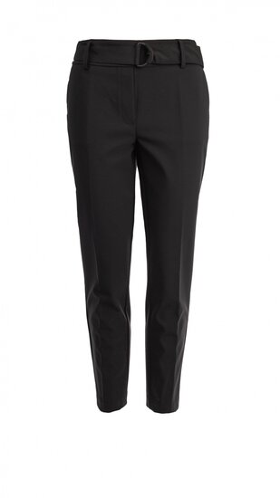 NED broek Jillian Crepe Woven Elastan Black SanzZ Mode Tassen webshop
