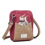 Hi-di-Hi little Paradise - schoudertas  - crossbody - cerise/beige LP09