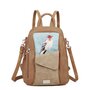 Hi-di-Hi Balade hand/schoudertas/backpack - d.bruin 