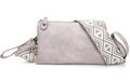 Ook-Leuk dark grey crossbody/ schoudertasje New York - grey