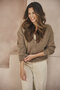 Zoso 254 Patty Knitted Cardigan - Mocha