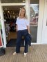 Zoso 254 Felicia Travel Top - Off White Gold