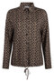 Zoso 255 Pia blouse - black camel