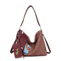 Hi-di-Hi tas BZ01 Buzz Hand/schoudertas lilac / purple - bordeaux rood