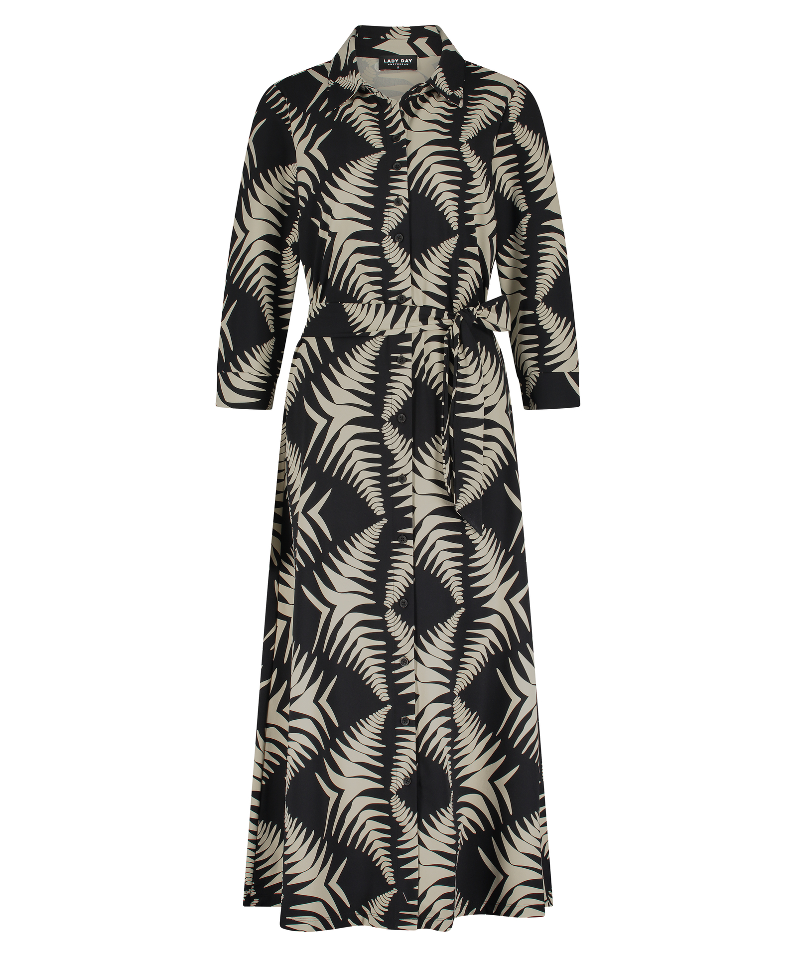 Lady Day Jurk Daphny Desert print M36.391.1727 SanzZ Mode Tassen webshop