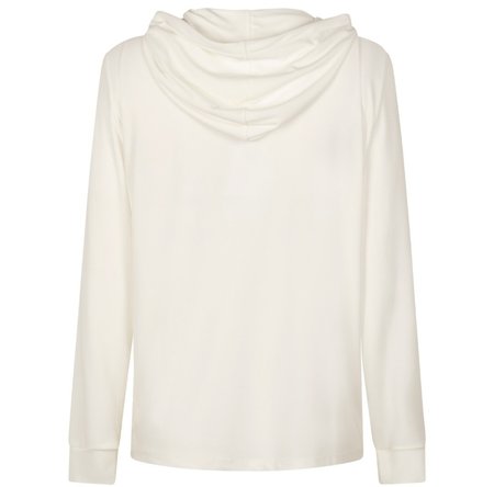 Zoso Splendour hooded blouse - 216 Posh - off white