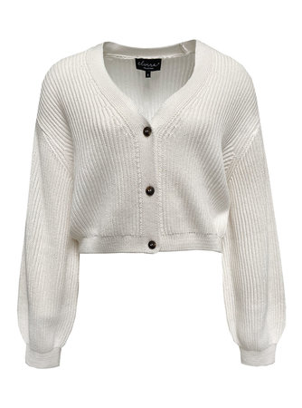 Elvira Vest Cardigan Evi - Off white