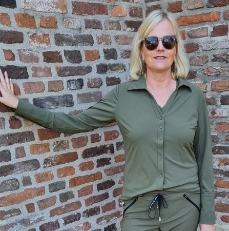 My Pashion / Lady Day Blouse Shantionea travel - Army green groen