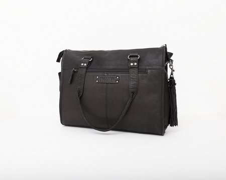 Bag2Bag laptoptas Boston - zwart