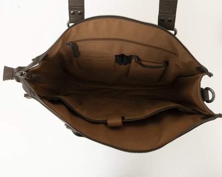 Bag2Bag laptoptas Boston - olive / green