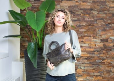 Chabo - Dames stoere handtas Image Loes - Olive