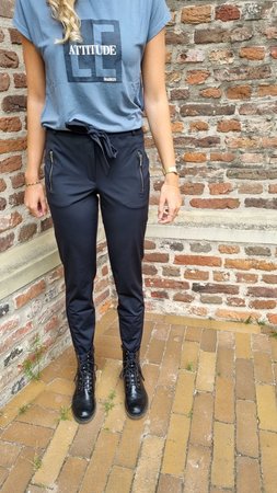 Elvira travel trouser Marissa broek - Zwart
