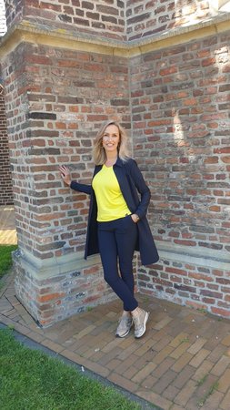 Triple Nine - Lange blouse navy blauw