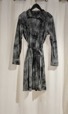 Elvira Dress Maya army green / tie dye