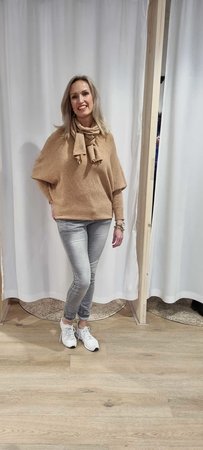 Triple Nine vleermuismouw - camel