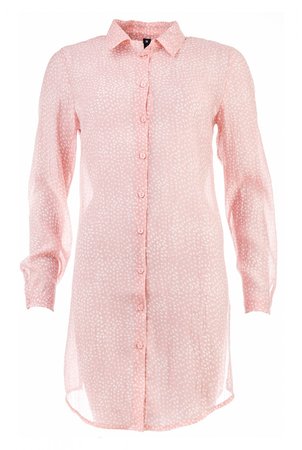 NED blouse Lian woven flakes - old pink/ roze