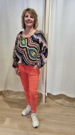 Broek koraal one size