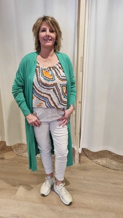 Vest groen Lang - One size