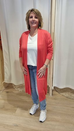 Vest Koraal Lang - One size