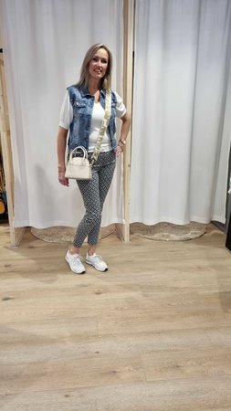 Gilet jeans spijker - blauw