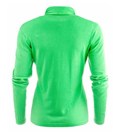 Ned vest Nala Green met strik aan de voorkant, Nala Short LS, Green